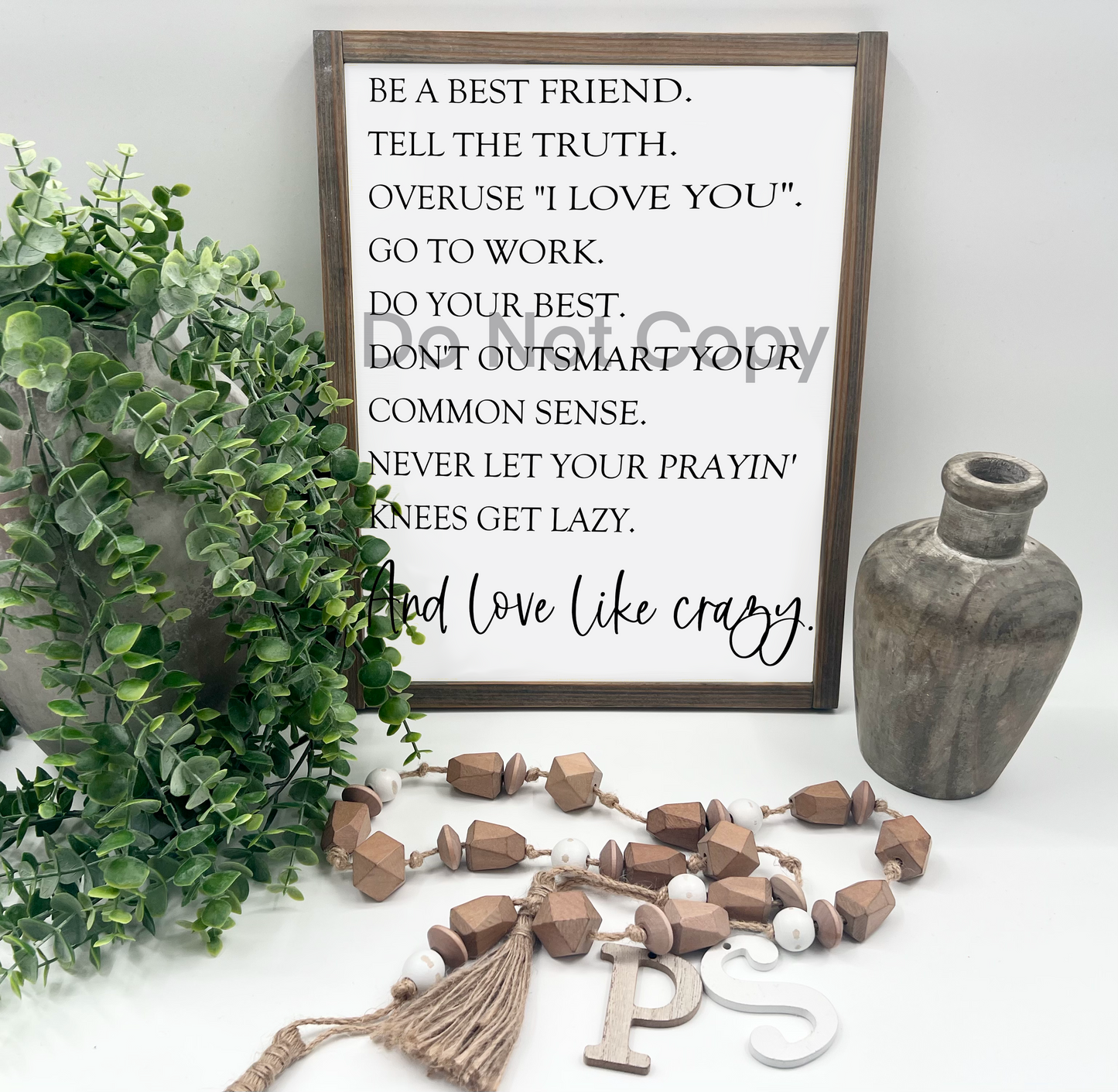 Be A Best Friend - Wood Sign