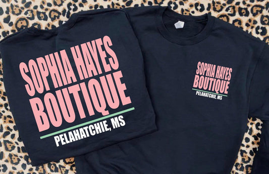 Sophia Hayes black tee