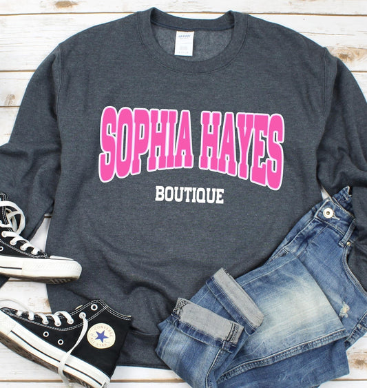 Sophia Hayes Dark Grey Sweatshirt