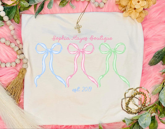 Sophia Hayes Bow Tee