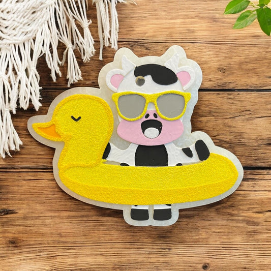 Cow Floatie Freshie