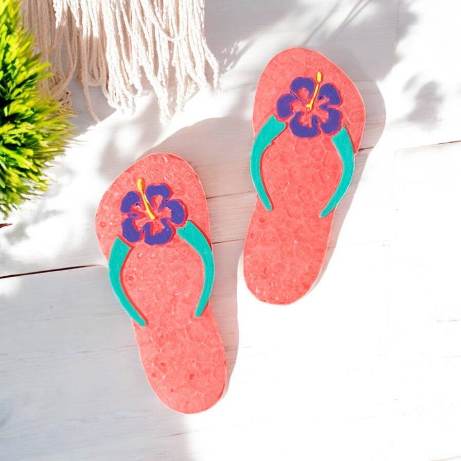 Flower Flip Flop Magnet Set