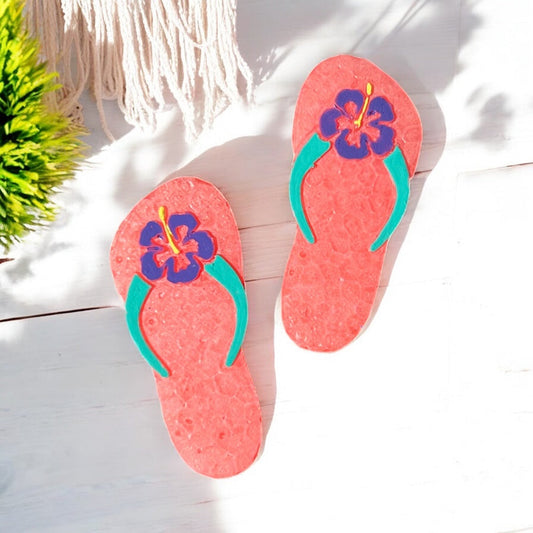 Flower Flip Flop Magnet Set