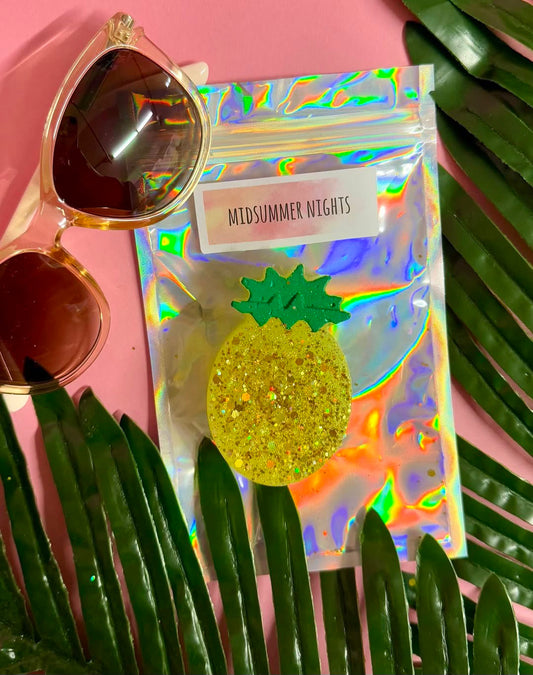 RTS Glittery Pineapple Vent Clip